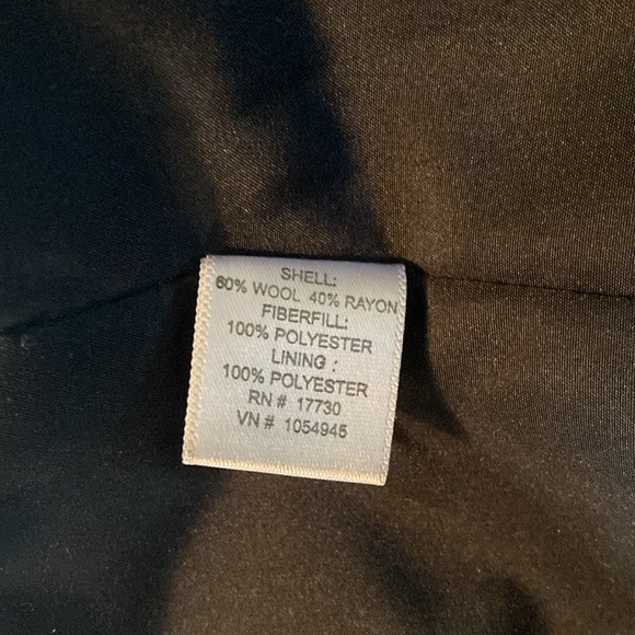 Merona Black Overcoat Size Large - Picture 4 of 4